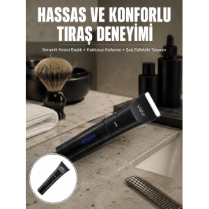 Suya Dayanıklı Tıraş Makinesi – Hassas Paslanmaz Çelik Ve Titanyum Bıçak Yeni Nesil
