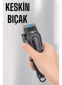 Suya Dayanıklı Tıraş Makinesi Keskin Bıçaklı Dijital Göstergeli Şarjlı