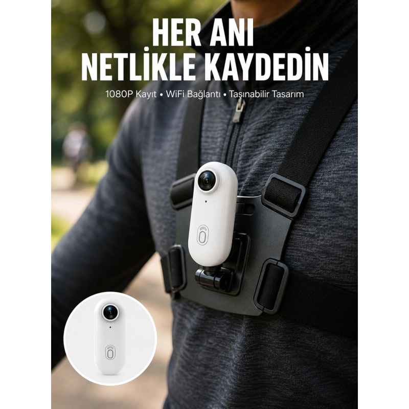 Suya Ve Darbeye Dayanıklı Kompakt Spor Kamera 1080p Yeni Nesil Suya Ve Darbeye Dayanıklı Kompakt Spor Kamera 1080p Yeni Nesil