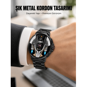 Sw80 Akıllı Saat 1.93″ Ultra Hd Ekran 700 Mah Batarya 3 Kordon Yeni Nesil
