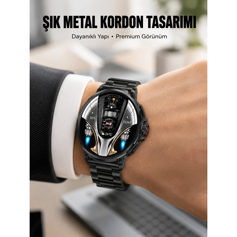 Sw80 Akıllı Saat 1.93″ Ultra Hd Ekran 700 Mah Batarya 3 Kordon Yeni Nesil Sw80 Akıllı Saat 1.93″ Ultra Hd Ekran 700 Mah Batarya 3 Kordon Yeni Nesil