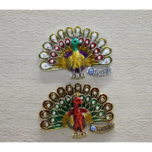 Swaroski Tavuskuşu Magnet Alk3852