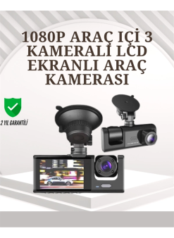 Ta-01 1080p Ön 720p Arka Ve İç Kamera Sistemli Dvr