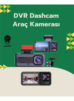 Tam Kapsamlı Araç Güvenliği: 3 Kameralı Full Hd Kayıt Sistemi İle Ön, İç Ve Arka Görüş