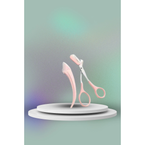 Taraklı Kaş Bıyık Makası Ve Kaş Ustura Seti Kaş Bıyık Tüy Alma Epilasyon Aleti 2'li Set