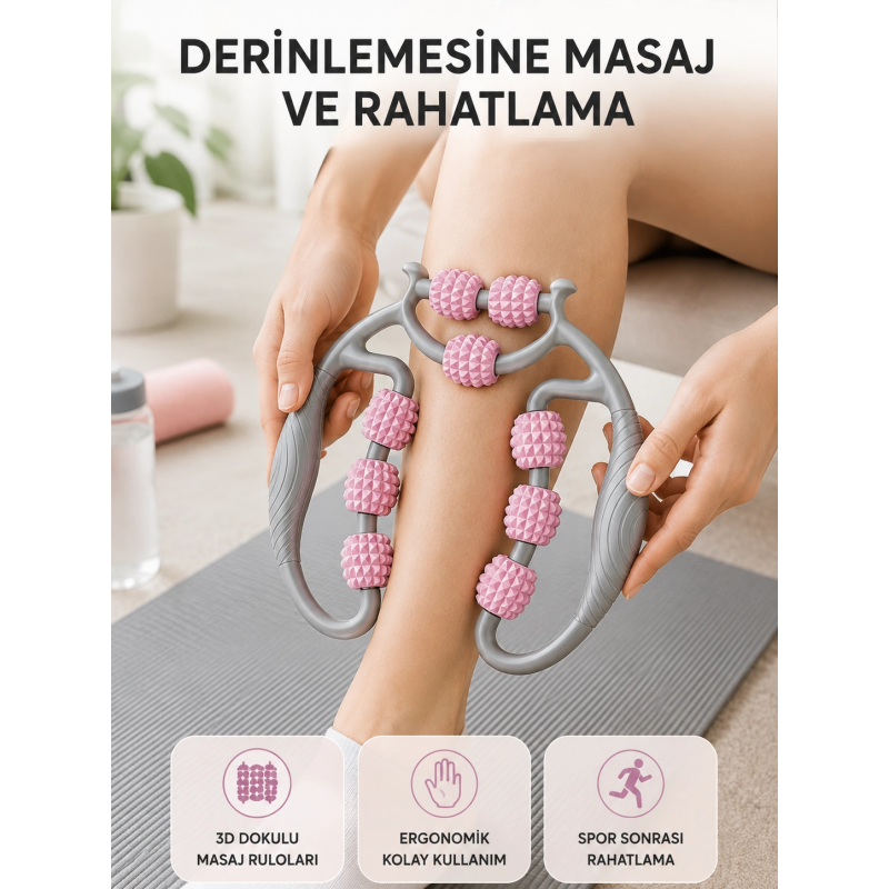 Taşınabilir 3d Masaj Rulosu – Kas Rahatlatıcı Ve Yağ Azaltıcı Masaj Cihazı Taşınabilir 3d Masaj Rulosu – Kas Rahatlatıcı Ve Yağ Azaltıcı Masaj Cihazı