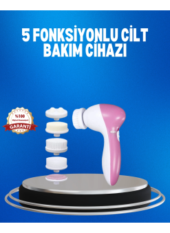 Taşınabilir 5 İn 1 Elektrikli Cilt Temizleyici