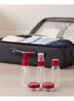Taşınabilir 5 Parça Seyahat Kozmetik Dolum Seti 30 Ml