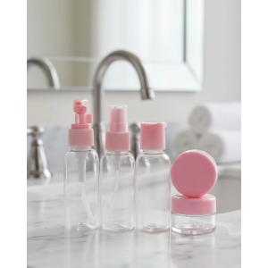 Taşınabilir 5’li Seyahat Kozmetik Şişe Seti 30 Ml Sızdırmaz
