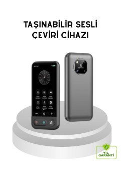 Taşınabilir Akıllı Tercüme Cihazı – Gerçek Zamanlı Ses Ve Metin Çevirisi