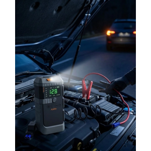 Taşınabilir Akü Takviye Cihazı Araç Çalıştırma Ve Dijital Hava Kompresörü Çok Amaçlı Güç Ünitesi