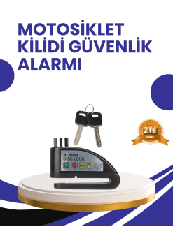 Taşınabilir Alarm Disk Kilidi Motosiklet Scooter Bisiklet Güvenlik