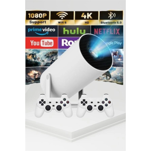 Taşınabilir Android Projeksiyon Ayaklı Çift Kollu 4k Çözünürlüklü Sinema Projeksiyonu