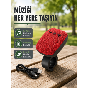 Taşınabilir Bluetooth Hoparlör – 5w Güçlü Ses, Tws Ve Fm Radyo Özellikli