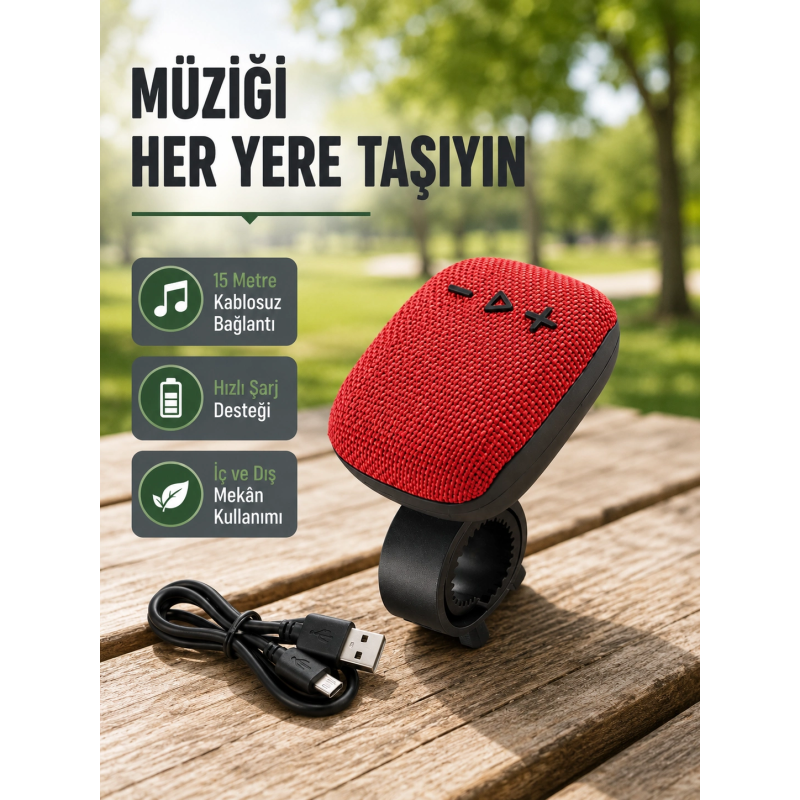 Taşınabilir Bluetooth Hoparlör – 5w Güçlü Ses, Tws Ve Fm Radyo Özellikli Taşınabilir Bluetooth Hoparlör – 5w Güçlü Ses, Tws Ve Fm Radyo Özellikli