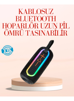 Taşınabilir Bluetooth Hoparlör Kırmızı Ip67 Su Geçirmez
