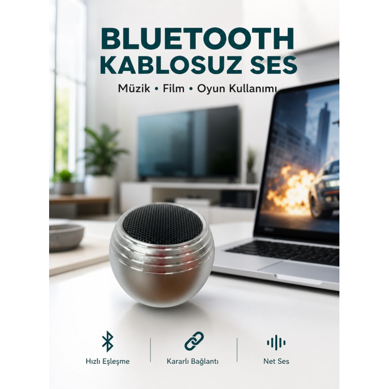 Taşınabilir Bluetooth Hoparlör Yüksek Ses Kaliteli Mini Tasarım Yeni Nesil Taşınabilir Bluetooth Hoparlör Yüksek Ses Kaliteli Mini Tasarım Yeni Nesil