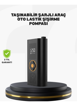 Taşınabilir Dijital Lastik Şişirme Cihazı Güvenli Ve Pratik Kullanım