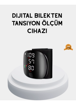 Taşınabilir Dijital Tansiyon Aleti – Bilekten Ölçüm, Aritmi Uyarısı Ve Risk Göstergesi