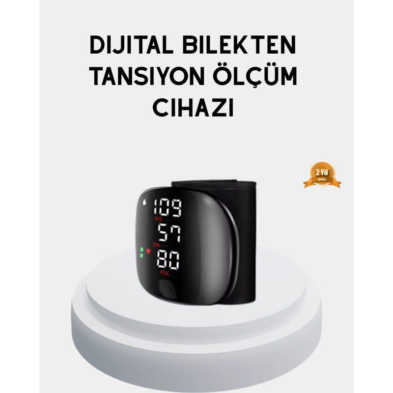 Taşınabilir Dijital Tansiyon Aleti – Bilekten Ölçüm, Aritmi Uyarısı Ve Risk Göstergesi Taşınabilir Dijital Tansiyon Aleti – Bilekten Ölçüm, Aritmi Uyarısı Ve Risk Göstergesi