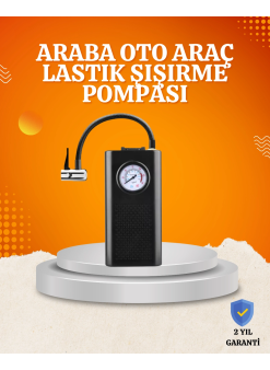 Taşınabilir Elektrikli Oto Motosiklet Bisiklet Lastik Şişirme Pompası