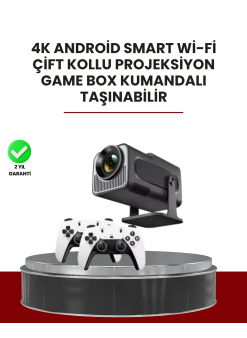 Taşınabilir Full Hd Projektör - 1 Gb Ram, 8 Gb Hafıza