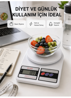 Taşınabilir Hassas Tartı – 5kg Kapasite, 1g Ölçüm, Gram Ve Ons Desteği Yeni Nesil