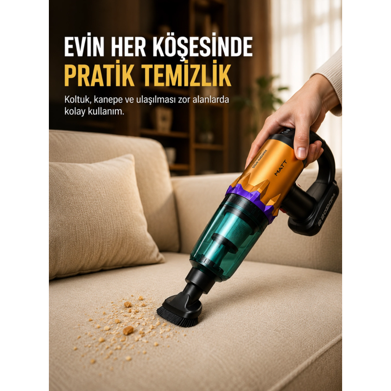 Taşınabilir Kablosuz El Süpürgesi Araç Ve Ev Temizliğine Uygun Taşınabilir Kablosuz El Süpürgesi Araç Ve Ev Temizliğine Uygun