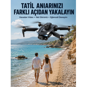 Taşınabilir Katlanabilir Drone İle Açık Alanlarda Keyifli Uçuş Deneyimi