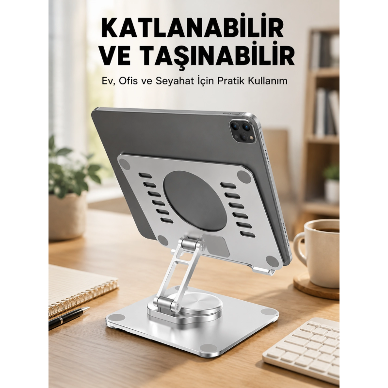 Taşınabilir Katlanır Tablet Braketi Masaüstü Stand Yeni Nesil Taşınabilir Katlanır Tablet Braketi Masaüstü Stand Yeni Nesil