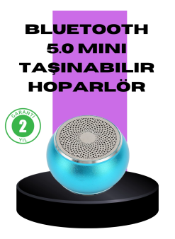 Taşınabilir Mini Bluetooth Hoparlör 9m Menzil Dahili Mikrofon
