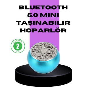 Taşınabilir Mini Bluetooth Hoparlör 9m Menzil Dahili Mikrofon