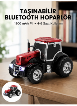 Taşınabilir Nostaljik Araç Tasarımlı Bluetooth Hoparlör