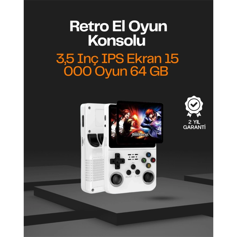 Taşınabilir Retro Oyun Konsolu – 15.000 Oyun, 64 Gb Depolama, Ips Ekran Taşınabilir Retro Oyun Konsolu – 15.000 Oyun, 64 Gb Depolama, Ips Ekran