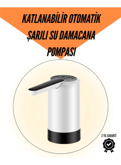 Taşınabilir Şarjlı Daana Su Pompası Hijyenik Tasarım