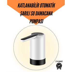 Taşınabilir Şarjlı Daana Su Pompası Hijyenik Tasarım