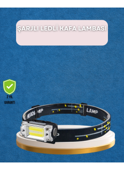 Taşınabilir Şarjlı Led Fener Xpe95lm Cob120lm Manyetik Gövde