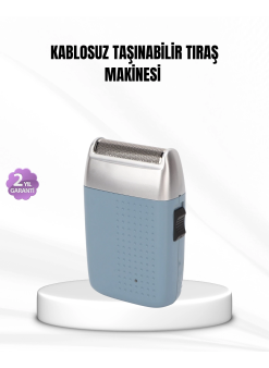 Taşınabilir Şarjlı Tıraş Makinesi – Kuru Kullanım, Özel Sakal Başlıkları