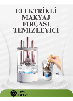 Taşınabilir, Sessiz Ve Güçlü Makyaj Fırçası Temizleme Makinesi