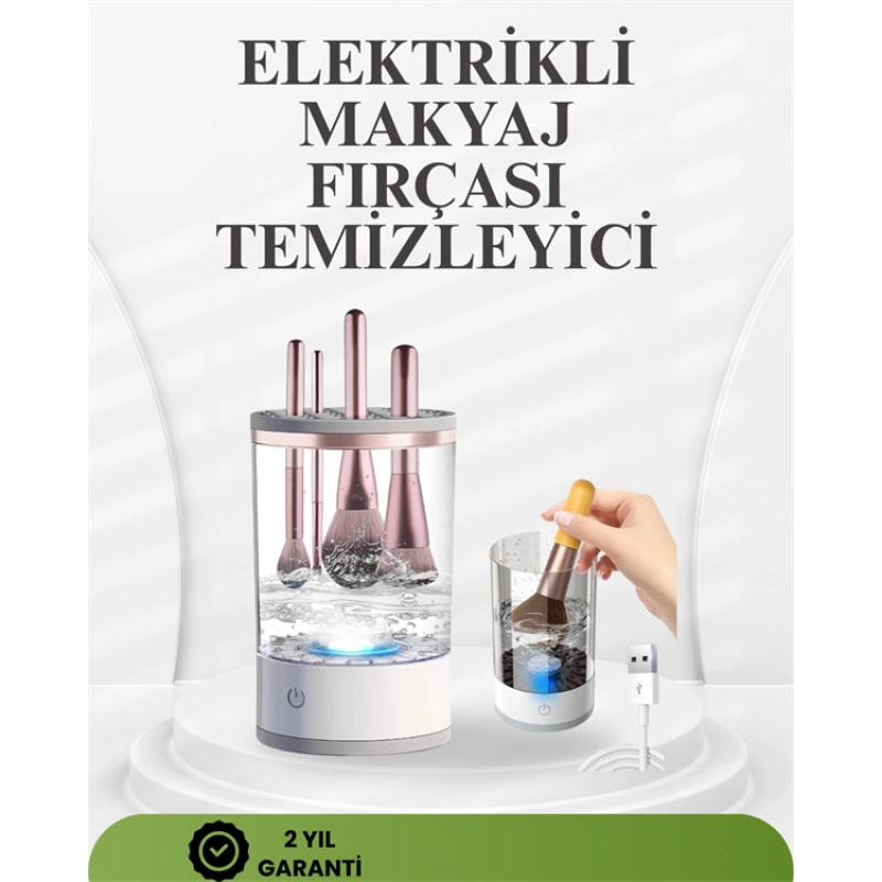 Taşınabilir, Sessiz Ve Güçlü Makyaj Fırçası Temizleme Makinesi Taşınabilir, Sessiz Ve Güçlü Makyaj Fırçası Temizleme Makinesi