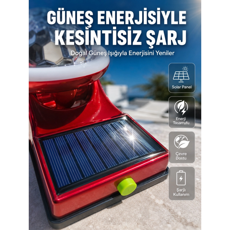Taşınabilir Solar Led Parti Lambası Usb Şarjlı Renkli Dekoratif Aydınlatma Taşınabilir Solar Led Parti Lambası Usb Şarjlı Renkli Dekoratif Aydınlatma