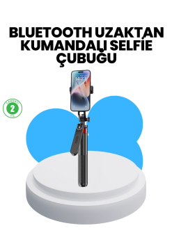 Taşınabilir Tripod Ve Selfie Çubuğu Vlog Ve Video Çekimi