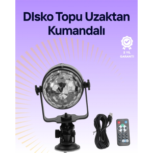 Taşınabilir Ve Dayanıklı Plastik Kristal Led Disko Işığı