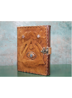 Taşlı Deri Defter Ksk3146