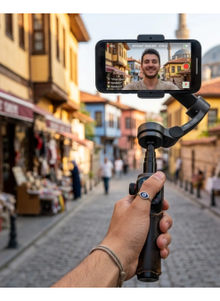 Telefon Gimbal Stabilizer Video Sabitleyici Vlog Çekim Atı