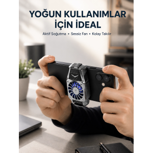 Telefon Isınmasını Azaltan Aktif Fanlı Soğutucu Sistemi