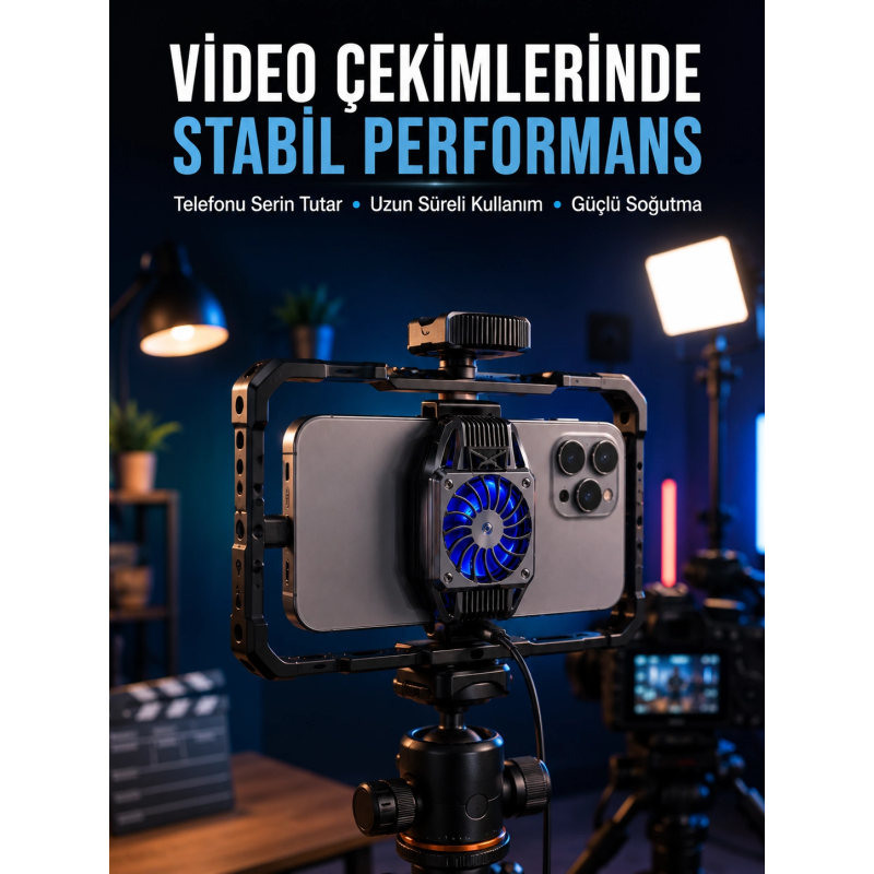 Telefon Soğutucu Fan Uzun Süreli Kullanım Telefon Soğutucu Fan Uzun Süreli Kullanım