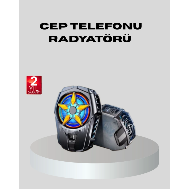 Telefon Soğutucu Radyatör Type-c Bağlantılı 2 Kademeli Dijital Kontrollü