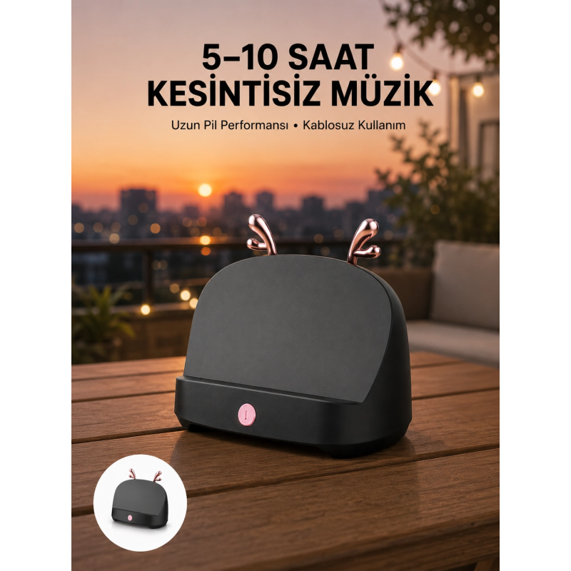 Telefon Tutucu Bluetooth Hoparlör Geyikli Renkli Uzun Ömürlü Telefon Tutucu Bluetooth Hoparlör Geyikli Renkli Uzun Ömürlü