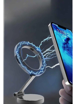Telefon Tutucu Tüm Arabalara Uyumlu Araç İçi Katlanabilir Manyetik Tasarım